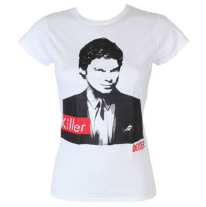tričko HYBRIS Dexter Killer bílá S