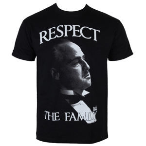 tričko filmové pánské Kmotr - Respect The Family - HYBRIS - PM-1-TGF005-H26-15-BK