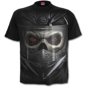 tričko SPIRAL Demon Biker černá S