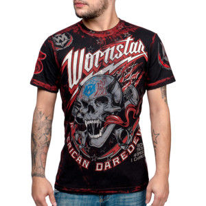 tričko hardcore WORNSTAR American Daredevil černá XL