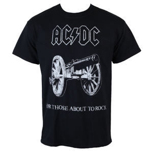 Tričko metal RAZAMATAZ AC-DC For Those About To Rock černá L