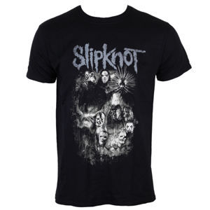 Tričko metal ROCK OFF Slipknot Skull Group černá S