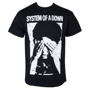 Tričko metal ROCK OFF System of a Down See No Evil černá L