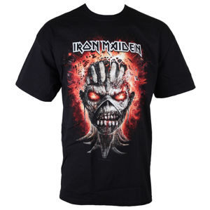 Tričko metal ROCK OFF Iron Maiden černá L