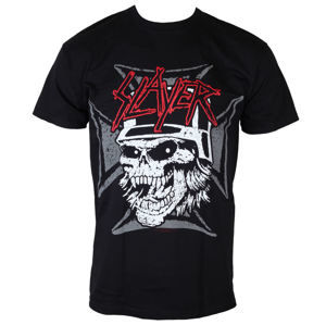 Tričko metal ROCK OFF Slayer Graphic Skull černá