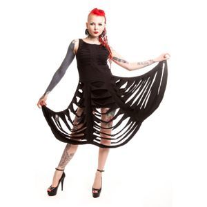 šaty dámské HEARTLESS - Deadly - Black - POI114 XL