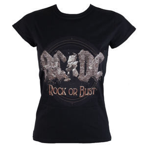 Tričko metal ROCK OFF AC-DC Rock or Bust černá S