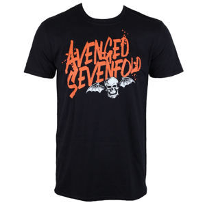 Tričko metal ROCK OFF Avenged Sevenfold LOGO černá