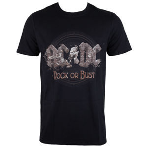 Tričko metal ROCK OFF AC-DC Rock Or Bust černá XXL