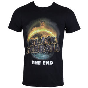 Tričko metal ROCK OFF Black Sabbath The End černá XL