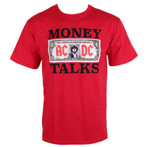 Tričko metal LOW FREQUENCY AC-DC Money Talks červená