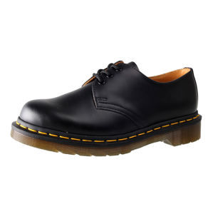 boty kožené Dr. Martens 3 dírkové černá 45