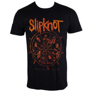 Tričko metal ROCK OFF Slipknot The Wheel černá M
