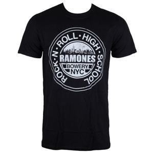 Tričko metal ROCK OFF Ramones RNR Bowery černá XXL