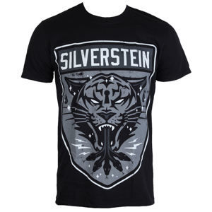 Tričko metal PLASTIC HEAD Silverstein Tiger černá
