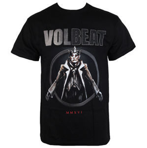 Tričko metal BRAVADO Volbeat RED KING-BLACK černá XXL