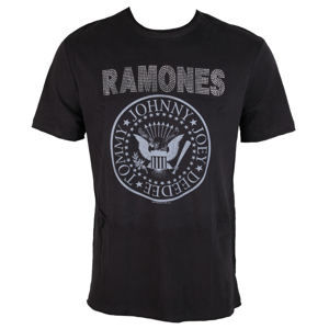 Tričko metal AMPLIFIED Ramones LOGO černá M
