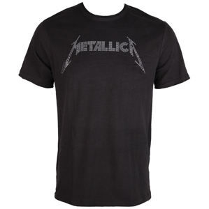 AMPLIFIED Metallica BLACK LOGO DIAMANTE černá vícebarevná