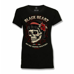 tričko dámské BLACK HEART - SARINA - BLACK - 9568 XL