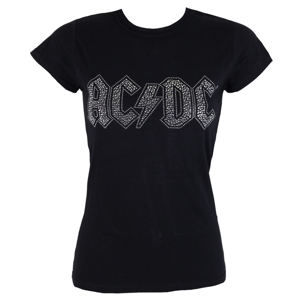 Tričko metal ROCK OFF AC-DC Logo černá S