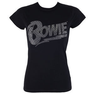 ROCK OFF David Bowie Flash Logo černá