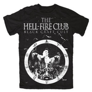 tričko BLACK CRAFT Hell Fire Club černá S