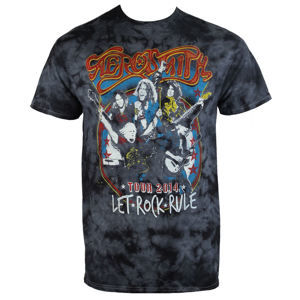 Tričko metal BAILEY Aerosmith Group Shield černá vícebarevná XXL