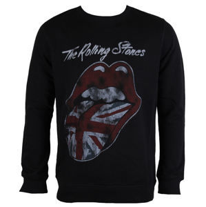 mikina bez kapuce AMPLIFIED Rolling Stones UK FLAG černá XXL
