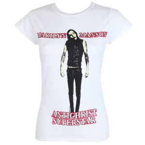 ROCK OFF Marilyn Manson Antichrist černá bílá M