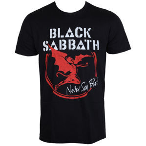 Tričko metal ROCK OFF Black Sabbath Archangel černá XL
