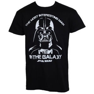 tričko pánské Star Wars - The Most Interesting Man In The Galaxy - Black - HYBRIS - LF-1-SW021-H38-10-BK