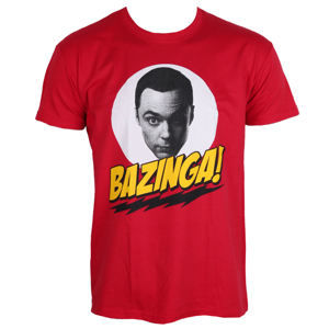 HYBRIS The Big Bang Theory Bazinga Sheldons Head černá červená