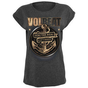 Tričko metal NNM Volbeat Seal The Deal černá šedá XS