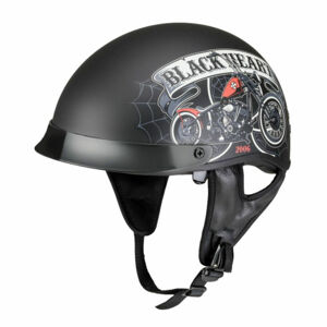 přilba BLACK HEART - Rednut - Motorcycle/Matt Black - BLACK - 9739