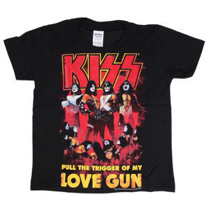 tričko metal LOW FREQUENCY Kiss Love Gun černá XXL