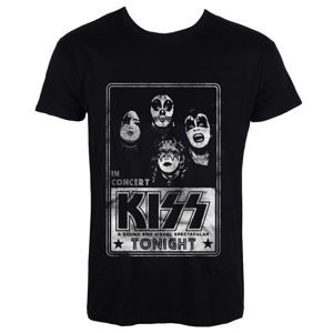 tričko metal pánské Kiss - In Concert Distressed - HYBRIS - ER-1-KISS001-H68-7-BK