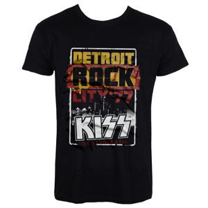 Tričko metal HYBRIS Kiss Detroit Rock City černá L