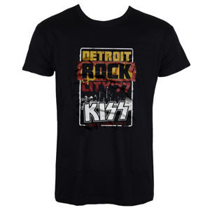 Tričko metal HYBRIS Kiss Detroit Rock City černá 4XL