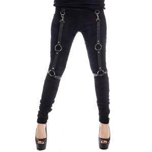 kalhoty dámské (legíny) Vixxsin - HEERO - BLACK - POI400
