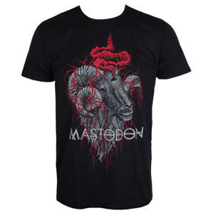 Tričko metal ROCK OFF Mastodon Rams Head černá M