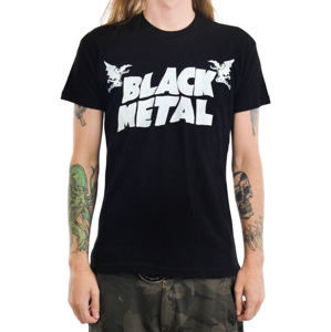 tričko gothic and punk TOO FAST BLACK METAL černá XL