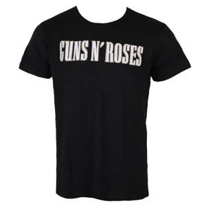 Tričko metal ROCK OFF Guns N' Roses Logo & Bullet černá L