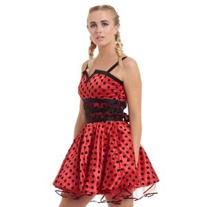 šaty dámské JAWBREAKER - Ladybird Flare - DRA 2076 L