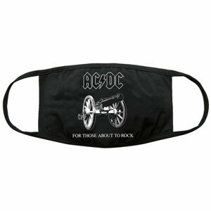 rouška (maska) AC/DC - About To Rock - Black - ROCK OFF - ACDCMASK01B