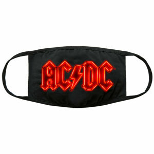 rouška (maska) AC/DC - Neon Logo - Black - ROCK OFF - ACDCMASK02B