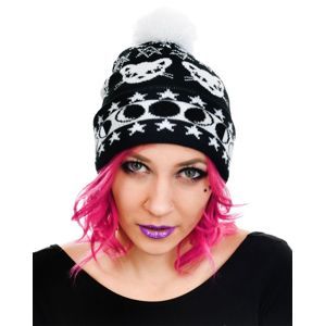 kulich TOO FAST - WITCHY WOMAN BLACK CAT & MOONS POM POM - AHTPP-R-WOMAN
