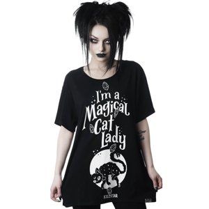 tričko KILLSTAR Cat Lady černá XXL