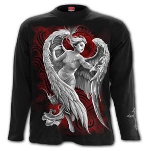 tričko SPIRAL ANGEL DESPAIR černá