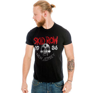 Tričko metal HYBRIS Skid Row New Jersey černá