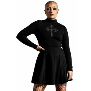 šaty dámské KILLSTAR - Evanna Cross - Black - KSRA004069 M